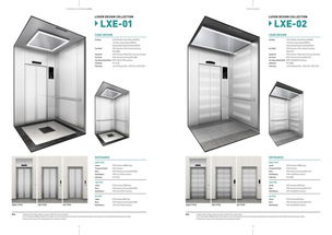 luxen电梯宣传画册与产品样本手册设计,银色工业科技风与生活感